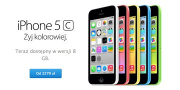 iPhone 5C 8 GB debiutuje na polskim rynku