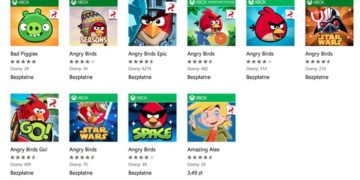 Wszystkie części Angry Birds za darmo w sklepie Windows Phone!